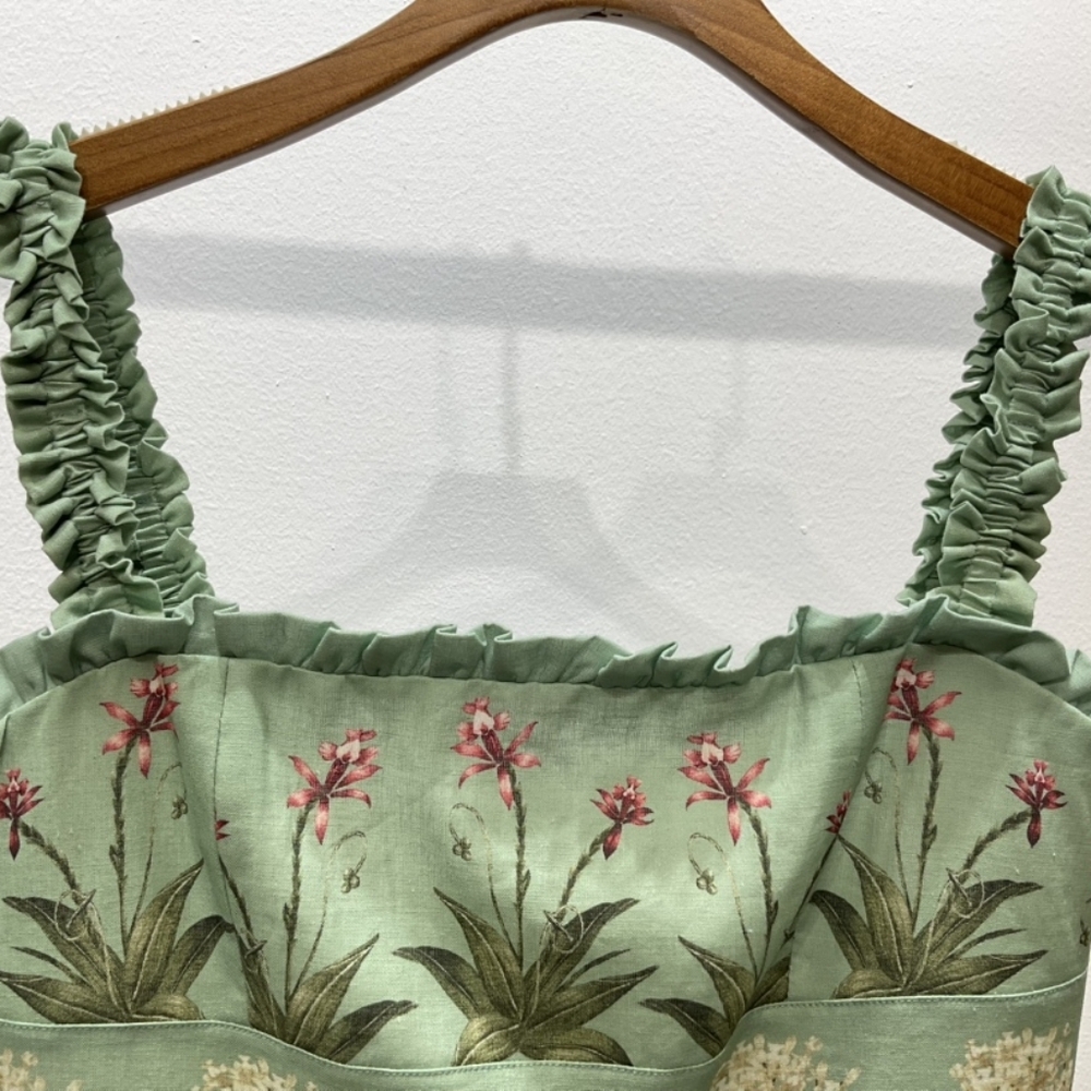 Agua by Agua Bendita Mint Green Floral Mini Dress - Picture 10 of 16